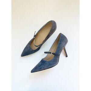 NWOB Ann Taylor Gray Suede Mary Jane Heel 7
